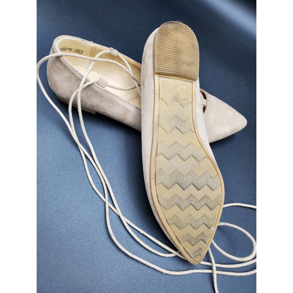 Lace-Up Pointed Toe Chinese Laundry Flats Size 7 - Picture 4 of 5